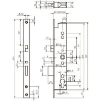 Nemef ABLOY paniekdeurslot EL260 45mm PC92