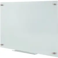 Logilink glas-magneetbord, (B)600 x (H)450 mm, wit