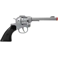 Funny fashion verkleed speelgoed revolver/pistool - metaal - 8 schots - Plaffertjes pistolen - wapens