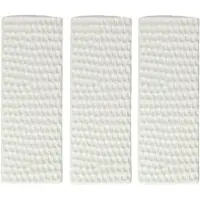 Gerimport Waterverdamper - 8x - creme wit - keramiek - 400 ml - radiatorbak luchtbevochtiger - 7,4 x 18,6 cm