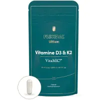Flinndal Ultiem Vitamine D3 &amp; K2 90 capsules met herhaalgemak - 90 Capsules -