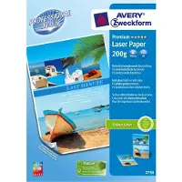 Avery Premium Laser Papier hochglänzend 2798 Laserprintpapier DIN A4 200 g/m² 100 vellen Wit