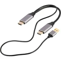 Gembird HDMI videokabel - A-HDMIM-DPM-01 - 2m - HDMI Type A - DisplayPort - Zwart