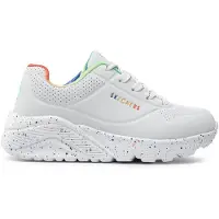 SKECHERS Uno Lite meisjes sneakers wit maat 33