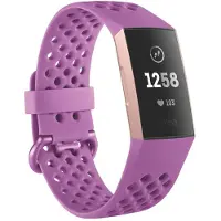 Fitbit Charge 3 Sportband Siliconen Paars L