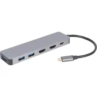 Gembird USB-C multi adapter 3-in-1