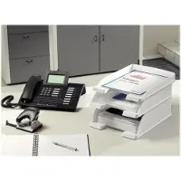 Leitz Plus Brievenbakje 5233 Jumbo A4 Grijs 25,5 x 35,7 x 10,3 cm