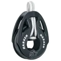 Harken Carbo T2 Loop Pulley 57 Mm Zwart