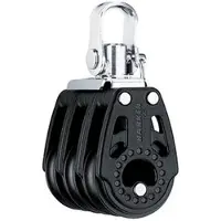 Harken Triple Swivel Carbo Block Pulley 29 Mm Zwart