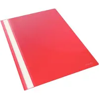 Esselte Vivida A4 Snelhechtmappen - 25 Stuks - Rood - Voor Thuiswerken - Ideaal Voor Thuiskantoor