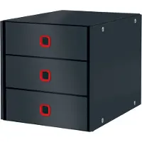 Leitz Opbergdoos A4 - - Click &amp; Store - 3 Lades - Grijs - Cosy