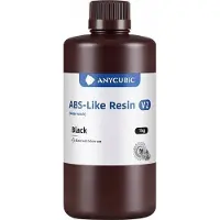 Anycubic SLA 3D printer ABS-Like Water-wash Resin 1 liter -Zwart