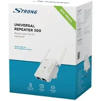 Strong Wifi Versterker Repeater 300 Mbps - 2,4 GHZ - Access Point en Router - LAN-poort - WAN/LAN-poort - 2 antennes - 4 jaar garantie