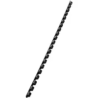 Leitz comBIND kunststof ringbandstiften A4 100 st. - Ø 6 mm, zwart, Accessoires voor bindmachines, Zwart