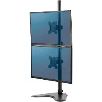 Fellowes Professional Series Vrijstaande Dubbele Stapel Ondersteuning - Zwart - Tot 32 inch