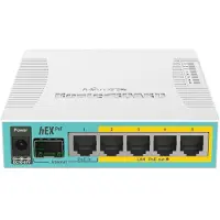 Mikrotik hEX PoE bedrade router Wit