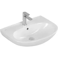 Villeroy & Boch O. Novo Wastafel met kraangat 60x46x13 cm Wit Alpin CeramicPlus