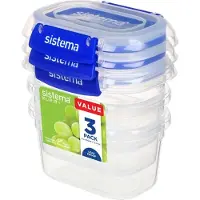 Sistema Klip It + Set van 3 Voorraaddozen