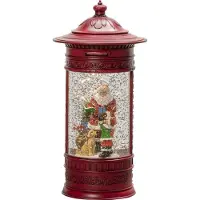 Konstsmide Kerstman in mailbox op batterijen | 26.5 cm | Warm wit |
