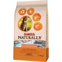 IAMS Naturally Cat Adult North Atlantic zalm & rijst 2,7 kg