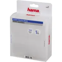 Hama Cd/Dvd Pap.Sleeves 100-Pak Trans