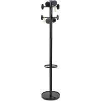 Alba Kapstok PMSTAN3 N 48 x 350 x 1750 mm Zwart