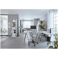 Leitz WOW Projectmap PP - met 6 Vakken - Wit