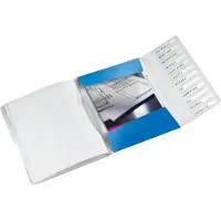Leitz WOW Sorteermap Kunststof - A4 - 12-tabs - Blauw