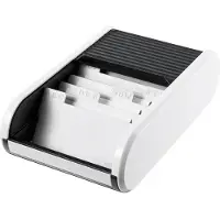 Helit Visitekaarthouder Wit, zwart A8 300 Karten Rubber 13,6 x 24,2 x 6,7 cm