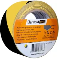 Djois Markeringstape Vinyl 5 cm geel zwart