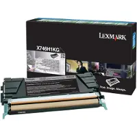 Lexmark Toner X746H1KG Zwart Hoge capaciteit
