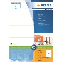Herma Premium 4425 permanent hechtende etiketten A4 105 x 57 mm wit (1000 etiketten)