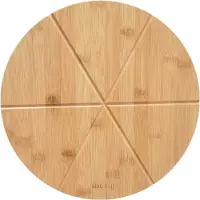 King Hoff - Houten Pizzaplank - 35cm - Met Inhammen - Handwas
