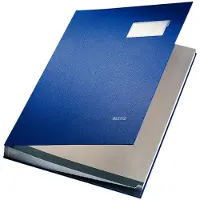 Leitz Vloeiboek Karton - 20 bladen - Blauw