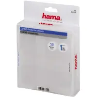 Hama Cd/Dvd Pap.Sleeves 50-Pak Trans.