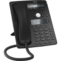 Snom D745 Vaste VoIP-telefoon Handsfree, Headsetaansluiting Grafisch display Zwart