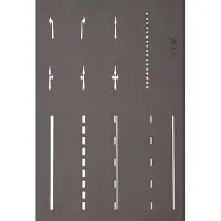 Noch 34240 N Straatmarkering-sjablonen