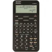 Sharp wetenschappelijke rekenmachine - ELW531TLBBK - zwart - 1x LR44 batterij - SH-ELW531TLBBK