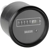 BAUSER 588.2/008-021-0-1-001 588.2/008-021-0-1-001 DC-bedrijfsurenteller rond