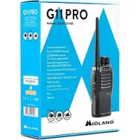 Midland Pmr G11 Walkie Talkie Zwart