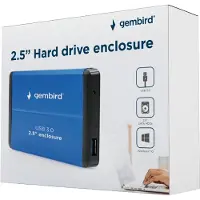 Gembird Externe HDD behuizing 2.5' SATA USB3.0 blauw