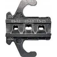 Rennsteig Werkzeuge 629 050 3 0 1 Krimpinzetstuk Ongeïsoleerde platte connectoren Geschikt voor tangen Stekkerbreedte 4.8/6.3 mm 0.5 tot 6