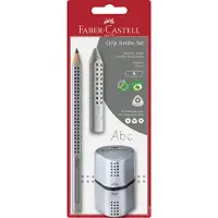Faber-Castell potloodset Grip 2001 - Jumbo potlood + gum + puntenslijper - FC-111996
