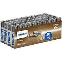 Philips AAA alkaline batterij - 40 stuks