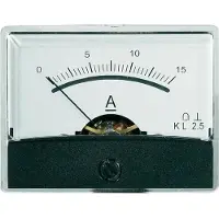 Voltcraft AM-60X46/15A/DC AM-60X46/15A/DC Inbouwmeter AM-60X46/15A/DC 15 A Draaispoel