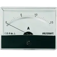 Voltcraft AM-86X65/15A/DC AM-86X65/15A/DC Inbouwmeter AM-86X65/15 A/DC Draaispoel