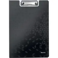 Leitz Klemmmappe Active Wow, DIN A4, PP, mit Klemmbügel, schwarz