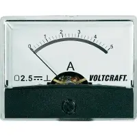 Voltcraft AM-60X46/5A/DC AM-60X46/5A/DC Inbouwmeter AM-60X46/5A/DC 5 A Draaispoel