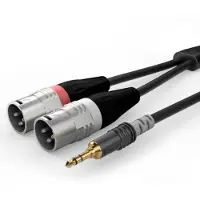 Sommer cable HBA-3SM2-0150 Audio Adapterkabel [1x XLR-stekker 3-polig - 1x Jackplug male 3,5 mm] 1.50 m Zwart