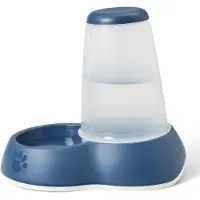Savic Water Silo Transparant&Petrol - Hondenvoerbak - 32.5x21.5x29 cm